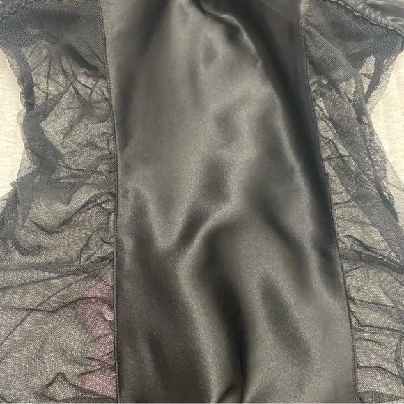 Victoria’s Secret Sexy Little Things Chemise Baby Doll Black Size 34‎ C - Picture 11 of 12